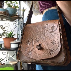 Vintage Handmade Leather Purse